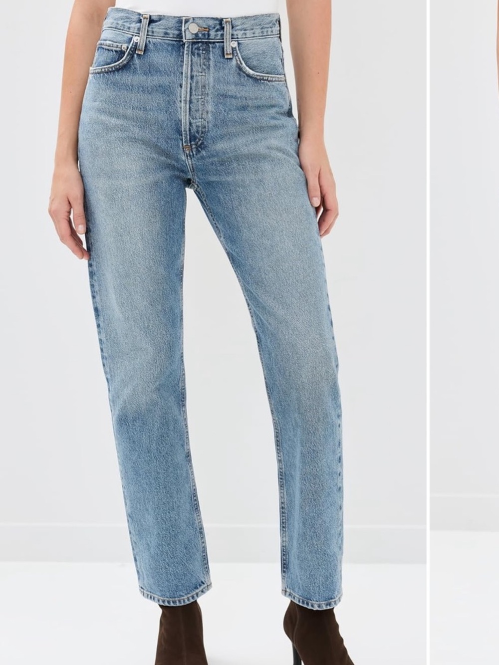 Agolde 90s Pinch Waist High Rise Straight Jeans